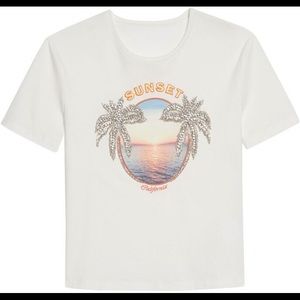 Sandro Sunset Embellished T-shirt